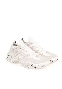 Antony Morato Sneakersy | MMFW01236-LE500089 | Mężczyzna | Biały. Nosek buta: okrągły. Kolor: biały. Materiał: tkanina, skóra