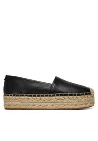 MICHAEL Michael Kors Espadryle Lynn 40S5LYFP1L Czarny. Kolor: czarny. Materiał: skóra