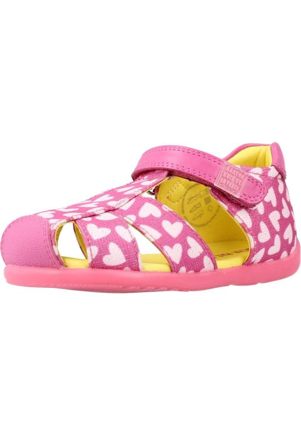 Agatha Ruiz de la Prada - Sandały AGATHA RUIZ DE LA PRADA 212900 Rose. Kolor: różowy. Materiał: tkanina, skóra. Sezon: lato