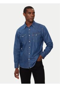 Levi's® Koszula jeansowa Barstow Western 85744-0041 Niebieski Regular Fit. Kolor: niebieski. Materiał: bawełna