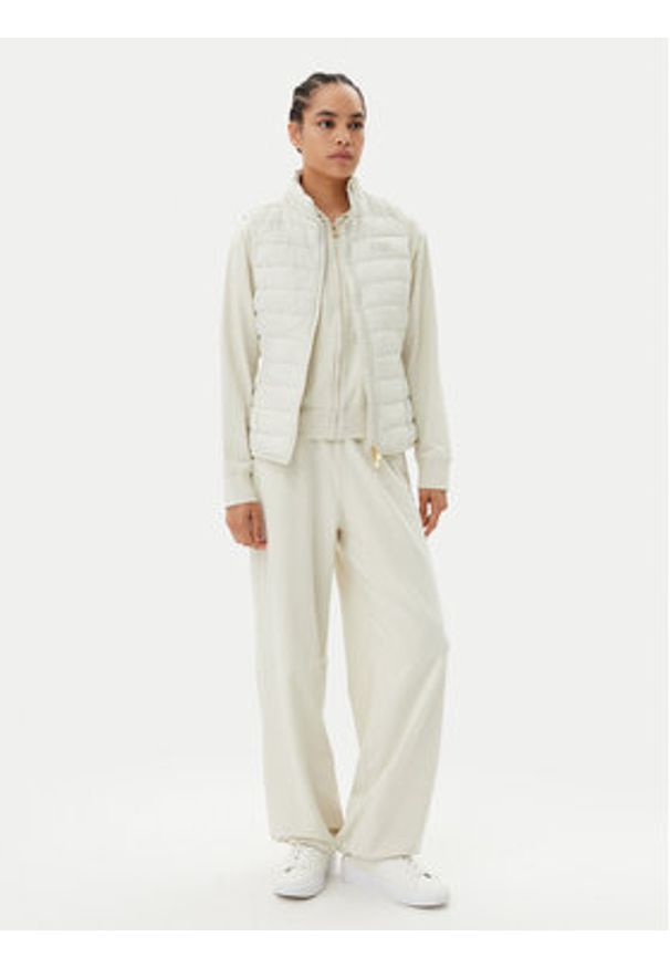 EA7 Emporio Armani Bezrękawnik 7W000087 AF12477 U1112 Beżowy Slim Fit. Kolor: beżowy. Materiał: syntetyk. Długość rękawa: bez rękawów