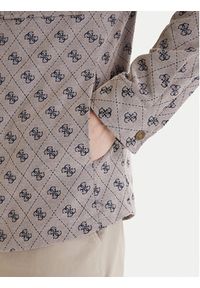 Guess Kurtka przejściowa M6GL05 W1661 Beżowy Classic Fit. Kolor: beżowy. Materiał: bawełna #4