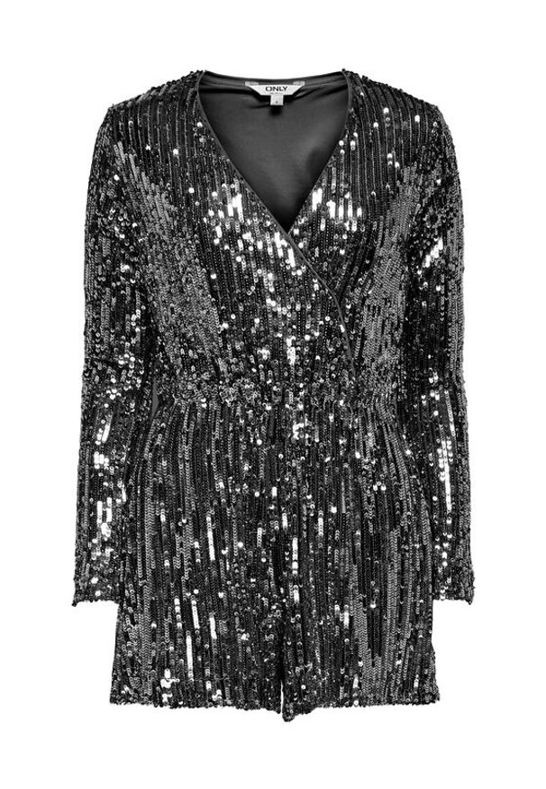 only - ONLY Kombinezon Amabel 15358369 Czarny Regular Fit. Kolor: czarny. Materiał: syntetyk