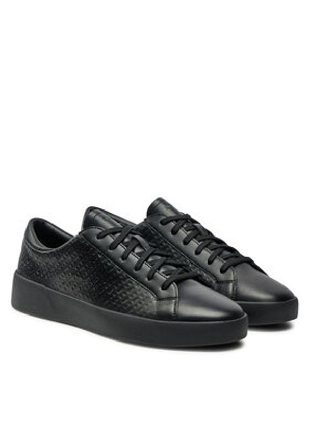 BOSS - Boss Sneakersy Belwar 50537891 10269816 01 Czarny. Kolor: czarny. Materiał: skóra, syntetyk