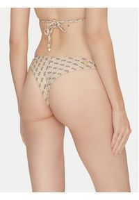 Guess Dół od bikini E5GO28 KCRL2 Beżowy. Kolor: beżowy. Materiał: syntetyk