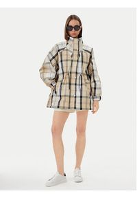 Barbour Kurtka przeciwdeszczowa Suri Checked LSP0224BE12 Beżowy Regular Fit. Kolor: beżowy. Materiał: syntetyk #4