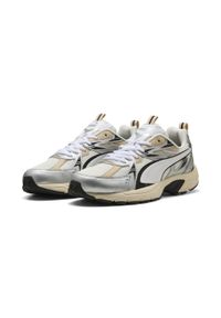 Puma - Sneakersy unisex Milenio Tech PUMA Warm White Silver Metallic. Kolor: szary, biały, wielokolorowy