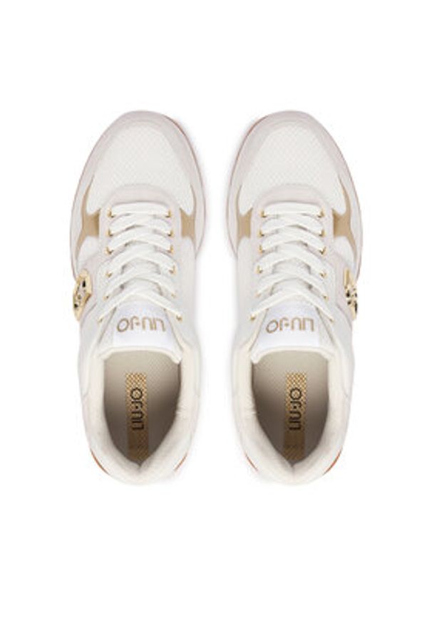 Liu Jo Sneakersy Amazing 43 Bis BA6031 PX027 Biały. Kolor: biały. Materiał: skóra, zamsz