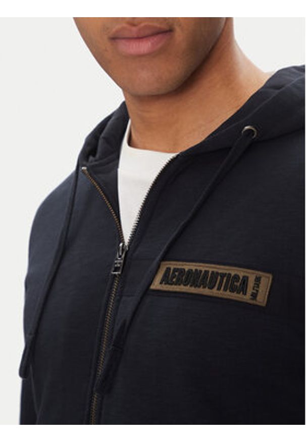 Aeronautica Militare Bluza 251FE2013F585 Granatowy Regular Fit. Kolor: niebieski. Materiał: bawełna