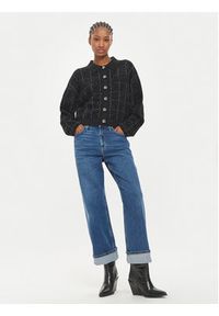 BOSS - Boss Kardigan Fironia 50523746 Czarny Regular Fit. Kolor: czarny. Materiał: wiskoza #5