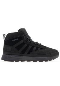 Buty Timberland Euro Trekker Mid Leather TB0A62SV0151 - czarne. Zapięcie: sznurówki. Kolor: czarny. Materiał: guma, skóra. Szerokość cholewki: normalna. Sport: outdoor #1