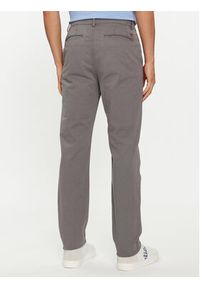 Napapijri Chinosy Puyo NP0A4H1F Szary Slim Fit. Kolor: szary. Materiał: bawełna