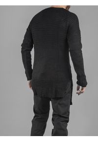 Barbarossa Moratti Sweter | BM16-5004-1-23 | Mężczyzna | Czarny. Kolor: czarny. Materiał: wełna, akryl. Długość: długie. Wzór: ze splotem #6