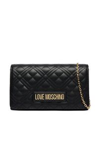 Love Moschino - LOVE MOSCHINO Torebka JC4079PP0OLA0000 Czarny. Kolor: czarny. Materiał: skórzane #3