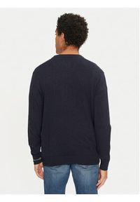 Pepe Jeans Sweter New Andre PM702469 Granatowy Regular Fit. Kolor: niebieski. Materiał: bawełna #5