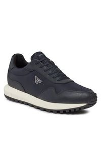 Emporio Armani Sneakersy X4X630 XN877 N151 Granatowy. Kolor: niebieski. Materiał: materiał