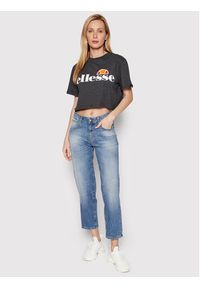 Ellesse T-Shirt Alberta SGS04484 Szary Cropped Fit. Kolor: szary. Materiał: bawełna