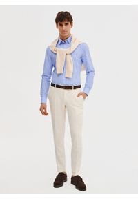 Pako Lorente - PAKO LORENTE - Dzianinowa koszula męska w paski. Materiał: dzianina. Długość rękawa: długi rękaw. Długość: długie. Wzór: paski #5