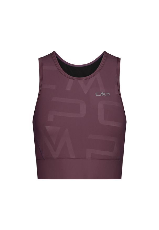 Damski tank top CMP. Kolor: czerwony, wielokolorowy, różowy, brązowy. Długość rękawa: bez rękawów
