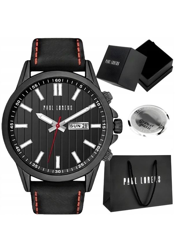 Zegarek męski Paul Lorens TORENT-1A3 Z GRAWEREM