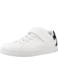 Geox - Buty GEOX J ECLYPER B. Biały. Kolor: biały. Materiał: tkanina, syntetyk. Sport: turystyka piesza #1