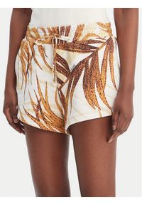 Just Cavalli Szorty sportowe 80PADE02 CF100 Biały Regular Fit. Kolor: biały. Materiał: bawełna #1