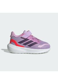 Adidas - Buty dla dzieci Runfalcon 5. Okazja: na uczelnię. Kolor: czerwony, fioletowy, wielokolorowy, różowy. Sport: bieganie, joga i pilates #1