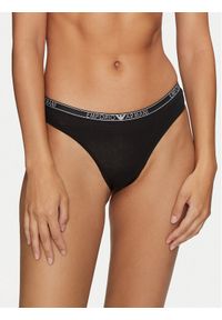 Emporio Armani Underwear Komplet 2 par stringów 163333 4F223 00020 Czarny. Kolor: czarny. Materiał: bawełna