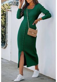 IVET - Sukienka GIRONA GREEN. Okazja: na co dzień. Kolor: zielony. Styl: casual #1