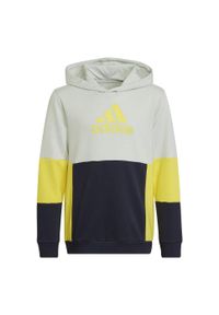 Adidas - Bluza dziecięca adidas Colourblock. Kolor: wielokolorowy, żółty, szary