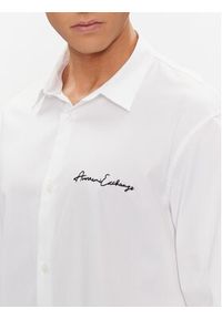 Armani Exchange Koszula 8NZC99 ZN10Z 1116 Biały Slim Fit. Kolor: biały. Materiał: bawełna #2