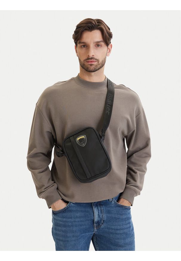 Blauer Saszetka S6COV01/RUB Czarny. Kolor: czarny. Materiał: materiał