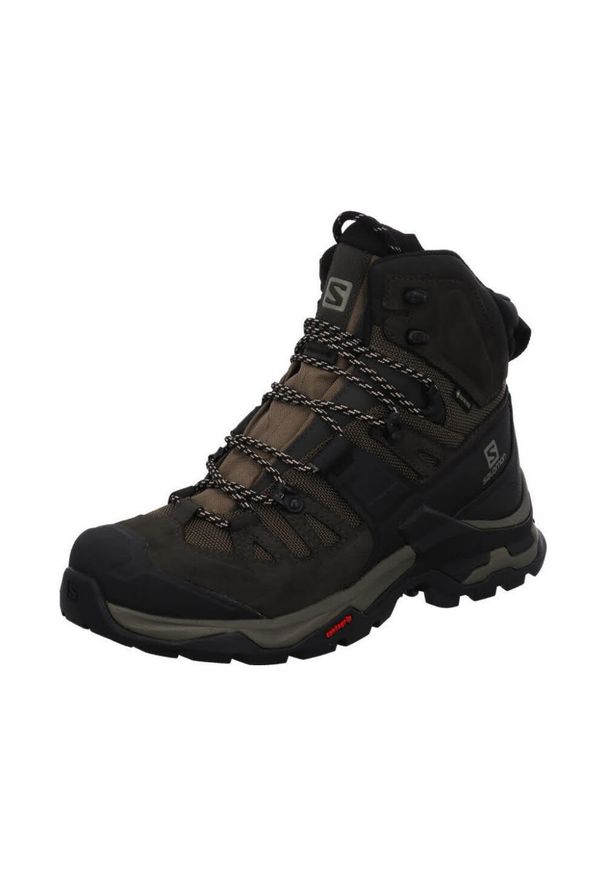 salomon - Buty trekkingowe męskie Salomon Quest 4D 4 Gtx. Wysokość cholewki: za kostkę. Zapięcie: sznurówki. Kolor: zielony. Materiał: materiał, tkanina, syntetyk. Szerokość cholewki: normalna