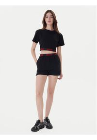 Hugo T-Shirt Logo 50520497 Czarny Relaxed Fit. Kolor: czarny. Materiał: syntetyk, bawełna #4