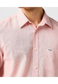 Wrangler - MESKA KOSZULA WRANGLER SS 1 PKT SHIRT SILVER PINK 112362676 #3