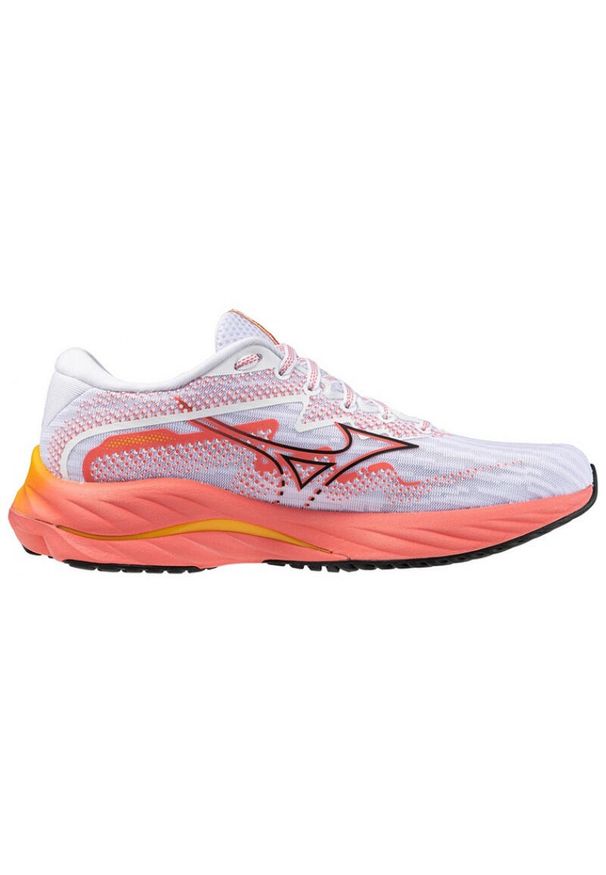 Adidasy Mizuno Wave Rider 27, Kobiety. Kolor: biały, wielokolorowy, czarny. Materiał: materiał. Model: Mizuno Wave. Sport: bieganie