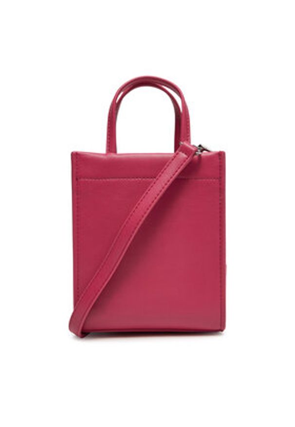 DKNY Torebka R44AZI34 Bordowy. Kolor: różowy. Materiał: skórzane