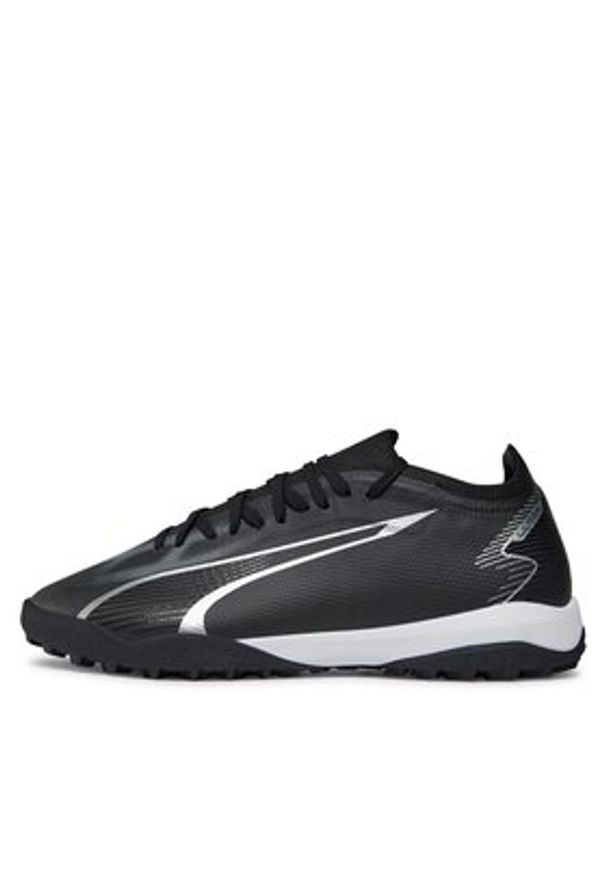 Puma Buty do piłki nożnej Ultra Match Tt 107521 02 Czarny. Kolor: czarny. Materiał: skóra