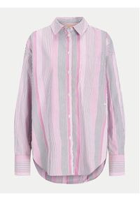 JJXX Koszula Jamie 12200353 Różowy Relaxed Fit. Kolor: różowy. Materiał: bawełna #2
