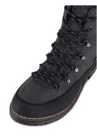 Rieker Trzewiki Y9101-45 Szary. Kolor: szary. Materiał: materiał #4