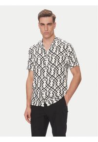 Baldessarini Koszula B3 76002.3720 Biały Regular Fit. Kolor: biały. Materiał: wiskoza