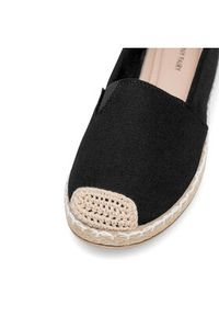 Jenny Fairy Espadryle WYL04103-1 Czarny. Kolor: czarny. Materiał: materiał