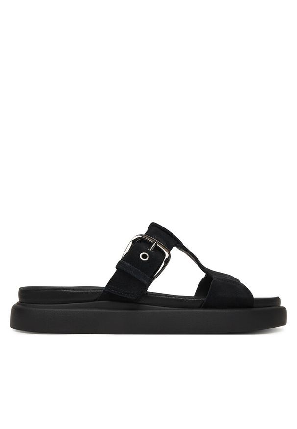 Klapki Clarks. Kolor: czarny