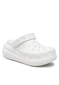 Crocs Klapki Classic Crush Clog 207521 Biały. Kolor: biały