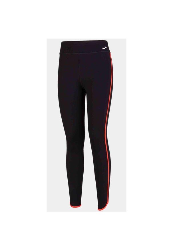 Legginsy Joma Combi Torneo długie damskie, XL, czarny/koral. Kolor: czerwony, czarny, pomarańczowy, wielokolorowy. Długość: długie