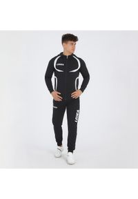 LEGEA - Komplet sportowy TUNISIA BOGOTA rozmiar dziecięcy. Okazja: na uczelnię. Kolor: czarny. Materiał: dresówka. Wzór: haft. Styl: sportowy #1