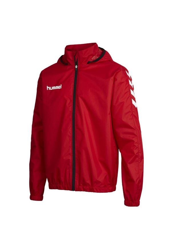 Kurtka ortalionowa sportowa dla dorosłych Hummel Core Spray Jacket. Kolor: czerwony