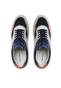 Gino Rossi Sneakersy TORINO-01 122AM Granatowy. Kolor: niebieski. Materiał: materiał #3