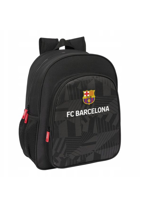 Safta - PLECAK SZKOLNY MŁODZIEŻOWY CZARNY DLA CHŁOPCA SPORTOWY BARCELONA 24/25. Kolor: czarny. Styl: młodzieżowy, sportowy