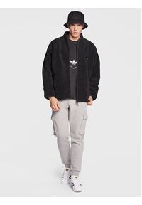 Adidas - adidas Kurtka przejściowa Reclaim Sherpa Jacket HK2771 Czarny Regular Fit. Kolor: czarny. Materiał: syntetyk #5